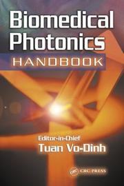 Cover of: Biomedical photonics handbook by editor-in-chief, Tuan Vo-Dinh.