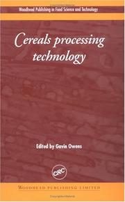 Cover of: Cereals Processing Technology (Woodhead Publishing in Food Science and Technology) by Gavin Owens