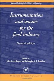 Cover of: Instrumentation and Sensors for the Food Industry, Second Edition