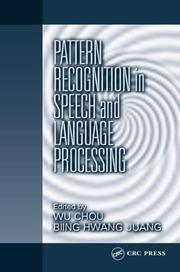Cover of: Pattern Recognition in Speech and Language Processing (Electrical Engineering & Applied Signal Processing Series)