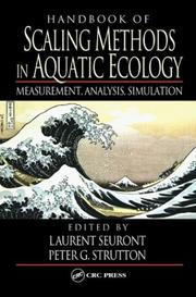 Cover of: Handbook of Scaling Methods in Aquatic Ecology | 