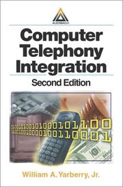 Cover of: Computer telephony integration