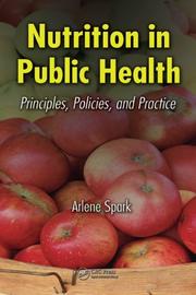 Cover of: Nutrition in Public Health: Principles, Policies, and Practice