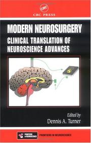 Cover of: Modern Neurosurgery by Dennis A. Turner