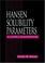 Cover of: Hansen solubility parameters