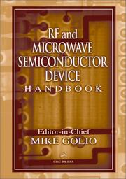 Cover of: RF and Microwave Semiconductor Device Handbook
