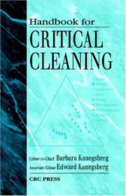 Handbook for critical cleaning