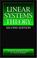 Cover of: Linear systems theory