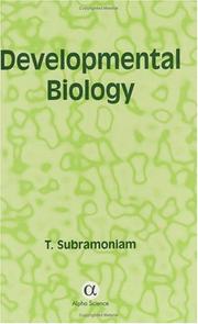 Cover of: Developmental Biology by T. Subramoniam