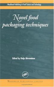 Novel Food Packaging Techniques by Raija Ahvenainen