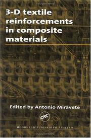 Cover of: 3-D Textile Reinforcements In Composite Materials by Antonio Miravete