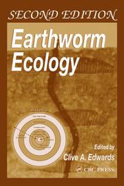 Cover of: Earthworm Ecology
