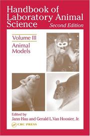 Cover of: Handbook of laboratory animal science