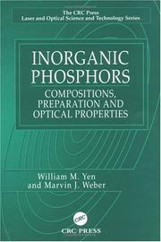 Cover of: Inorganic Phosphors: Compositions, Preparation and Optical Properties