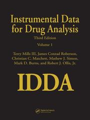 Cover of: Instrumental data for drug analysis