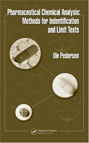 Cover of: Pharmaceutical Chemical Analysis: Methods for Identification and Limit Tests