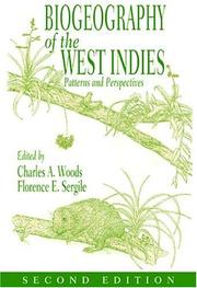 Cover of: Biogeography of the West Indies: Patterns and Perspectives, Second Edition