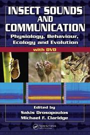 Cover of: Insect Sounds and Communication by 