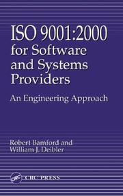 Cover of: ISO 9001: 2000 for Software and Systems Providers by Robert Bamford, II, William J. Deibler