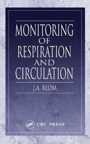 Cover of: Monitoring of respiration and circulation