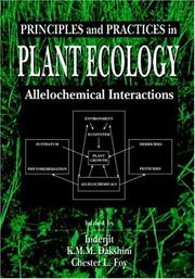 Cover of: Principles and Practices in Plant Ecology: Allelochemical Interactions