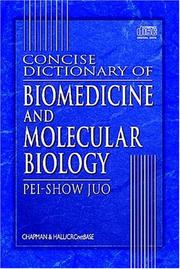 Cover of: Concise Dictionary of Biomedicine and Molecular Biology on CD-ROM