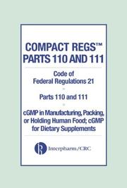 Cover of: Compact Regs Parts 110 and 111 by 