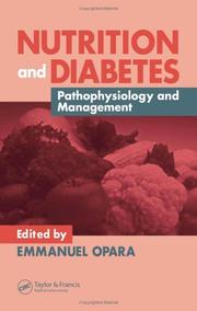Cover of: Nutrition & diabetes: pathophysiology & management