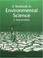 Cover of: A textbook in environmental science