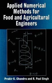 Cover of: Applied numerical methods for food and agricultural engineers