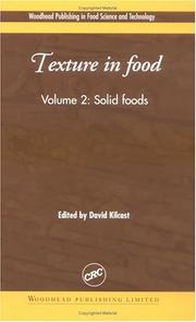 Cover of: Texture in Food: Volume 2: Solid Foods