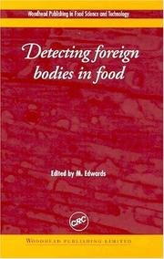 Cover of: Detecting Foreign Bodies in Food