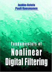 Cover of: Fundamentals of nonlinear digital filtering