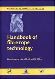 Cover of: Handbook of Fibre Rope Technology