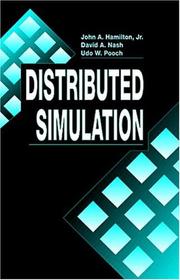 Cover of: Distributed simulation