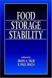 Cover of: Food storage stability