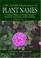 Cover of: CRC World Dictionary of Plant Names