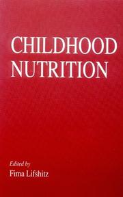 Cover of: Childhood nutrition