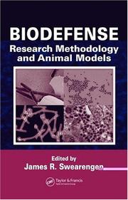 Cover of: Biodefense: research methodology and animal models