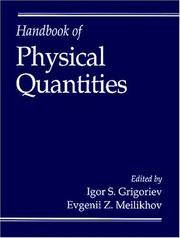 Cover of: Handbook of physical quantities | 