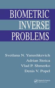 Cover of: Biometric Inverse Problems by Svetlana N. Yanushkevich, Adrian Stoica, Vlad P. Shmerko, Denis V. Popel