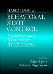 Handbook of behavioral state control by Ralph Lydic