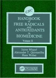 Cover of: Handbook of Free Radicals and Antoxidants Biomedical, Volume II