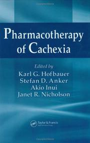 Cover of: Pharmacotherapy of cachexia by edited by Karl G. Hofbauer.