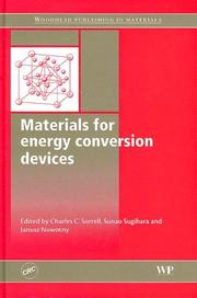 Cover of: Materials for energy conversion devices by 