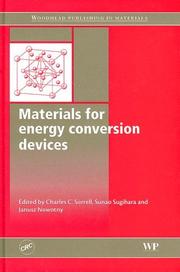 Cover of: Materials for energy conversion devices