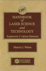 Cover of: CRC Handbook of Laser Science and Technology Supplement 2 by Marvin J. Weber