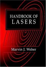 Cover of: Handbook of Lasers (Laser and Optical Science and Technology)