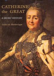 Catherine the Great by Isabel de Madariaga