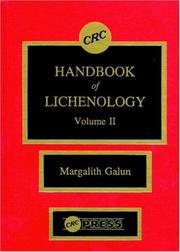 Cover of: CRC Handbook of Lichenology, Volume II